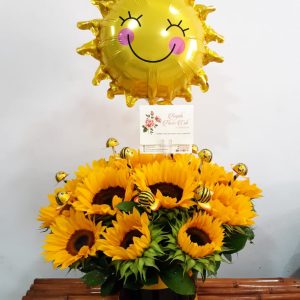 Arreglo Redondo Girasoles