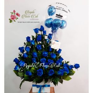 Arreglo floral rosas blancas cali - Regala Flores Cali